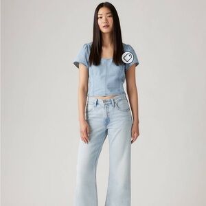 Levi's Light Blue Flare Jeans for Women
